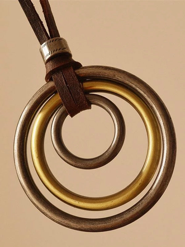 Simple The Size Of The Circle Necklaces