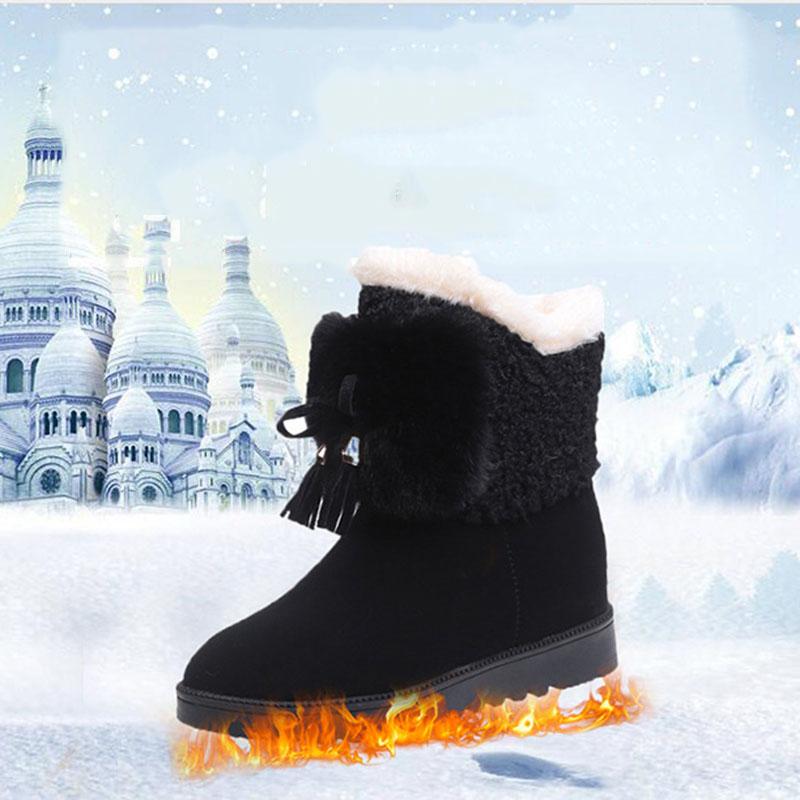 Women Winter Tassel Platform Boots