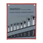 Teng Tools �C 8 Piece Ratchet Spanner Set 8 �C 19mm �C TEN-O-6508RMM
