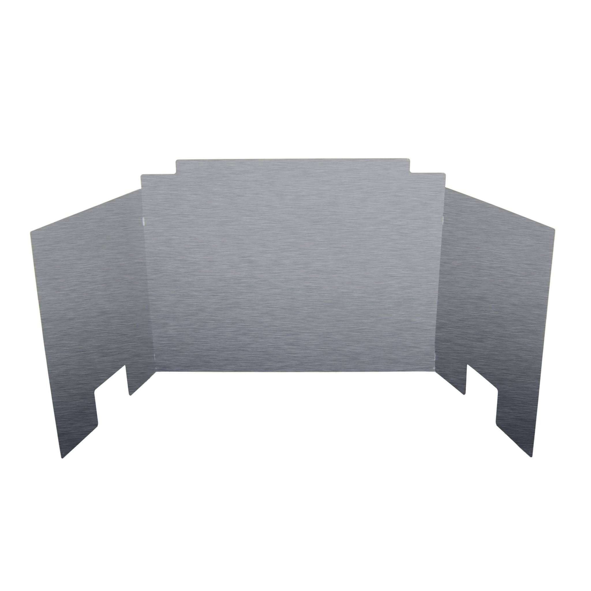 Real Fyre Contemporary Fyreback - 24x22 Satin Stainless Steel