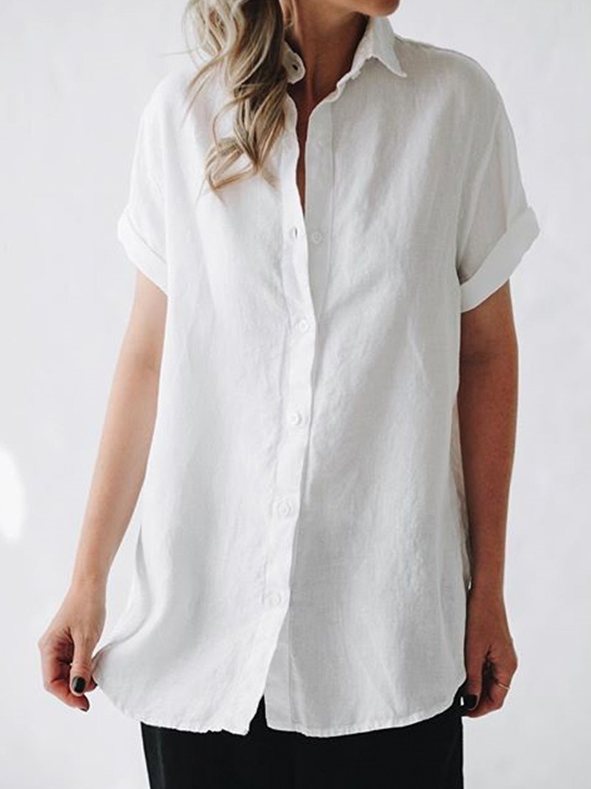 Linen Casual Tops