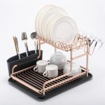 Dish Drying Rack Kitchen Shelf Organizer Over Sink Utensils Holder