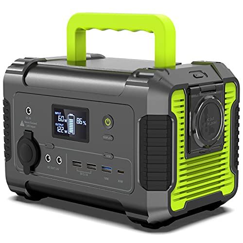 PAXCESS Portable Power Station 200W, 230Wh/62400mAh Emergency Backup Lithium Battery