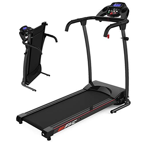 FYC Folding Treadmill for Home Portable Electric Treadmill Running Exercise Machine- Black