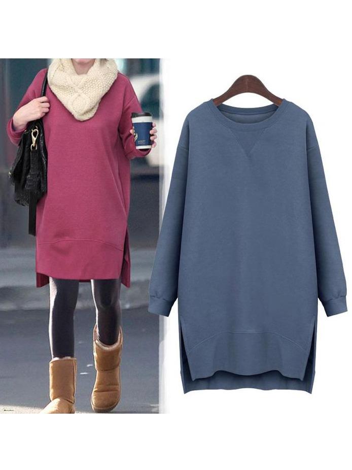 Hoodie  Casual Solid  Fall Dress