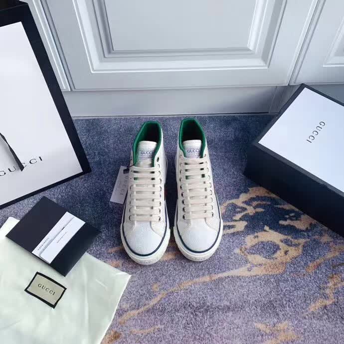 20秋季最新专柜款-古驰Gucci秋季新款1977系列高帮版！超经典好看 休闲运动百搭