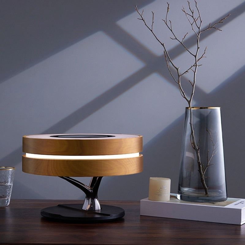 Creative bluetooth speaker desk lamp audio modern minimalist decoration wireless charging bedroom bedside lamp