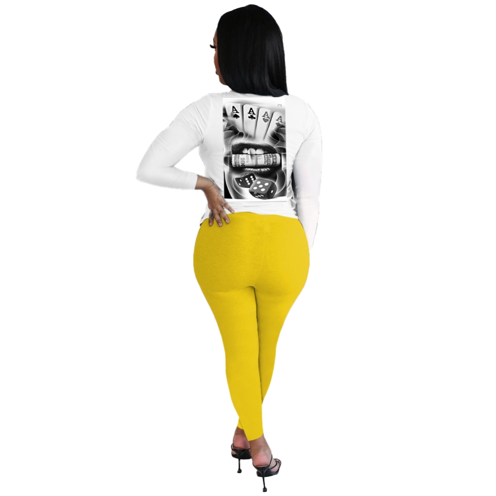 African Autumn Print Two Piece Pants Set