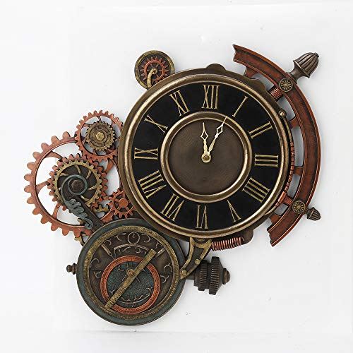 Design Mechanical Steampunk Astrolabe Star Tracker Wall Clock/ 17 Inch