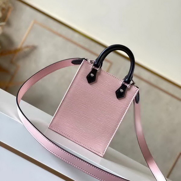 【原版皮】路易威登/LV Petit  Sac Plat手袋， Epi皮革浓缩经典设计，轻盈而充裕的构型可容纳手机等日常所需，可拆卸肩带实现手提，肩背和斜挎选择，款号：M69575