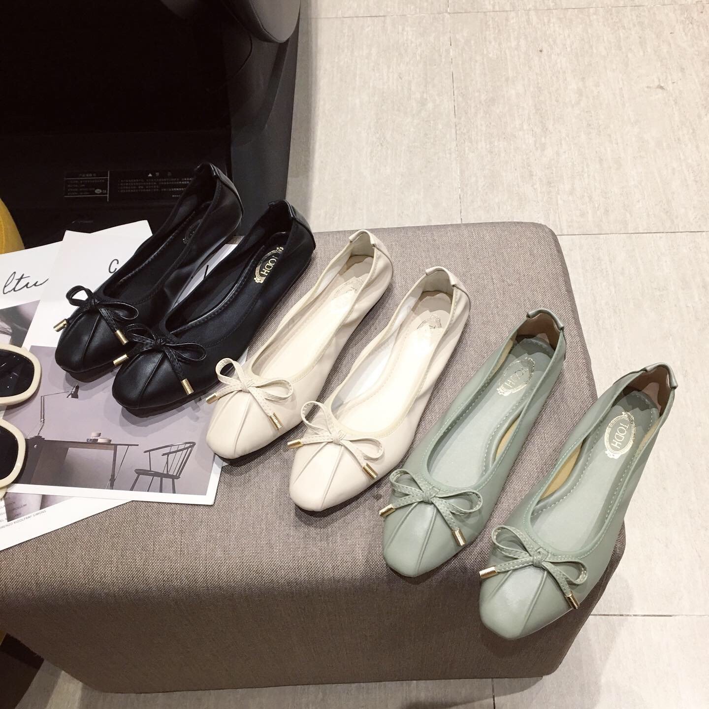 Balerini, culori uni, calitate superioara