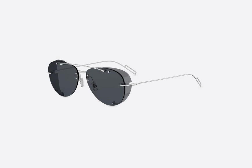 DiorChroma1 Gray Pilot Sunglasses