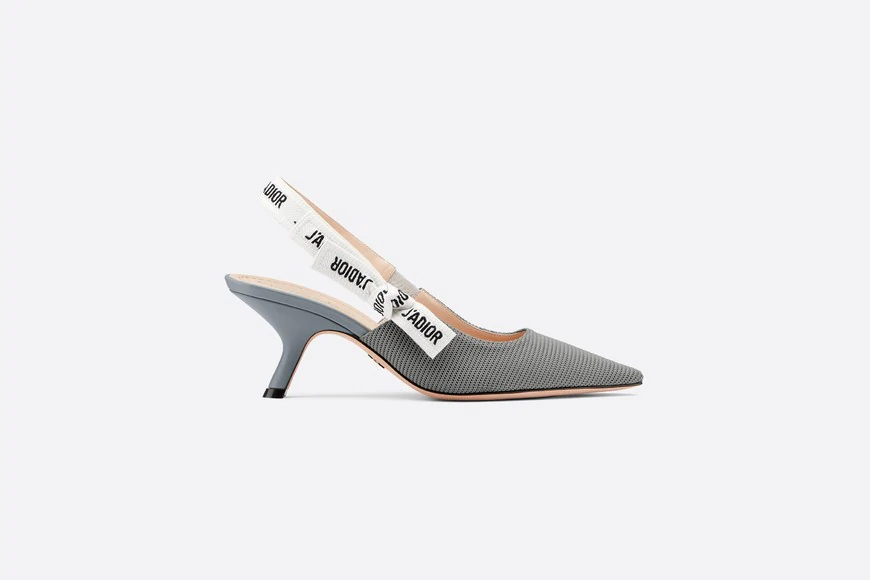 J'Adior Slingback Pump Gray Technical Fabric
