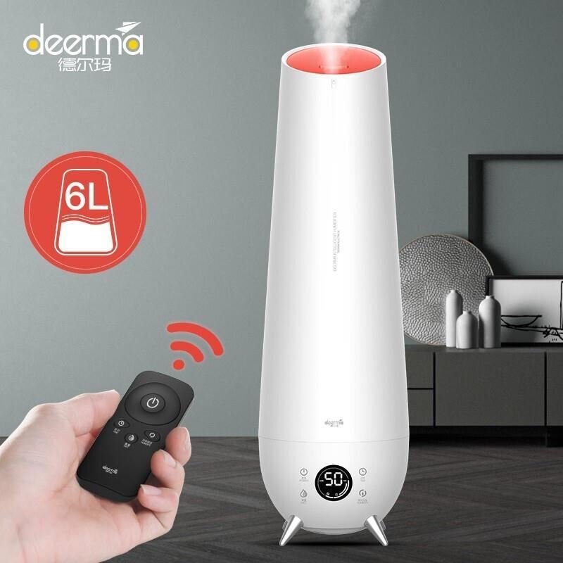 6L Floor Aromatherapy Air Humidifier With  Remote Control For Bedroom