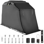 Waterproof Motorcycle Storage Cover Tent w/ Lock&Weight Bag / 106.3���x41.3���x61���