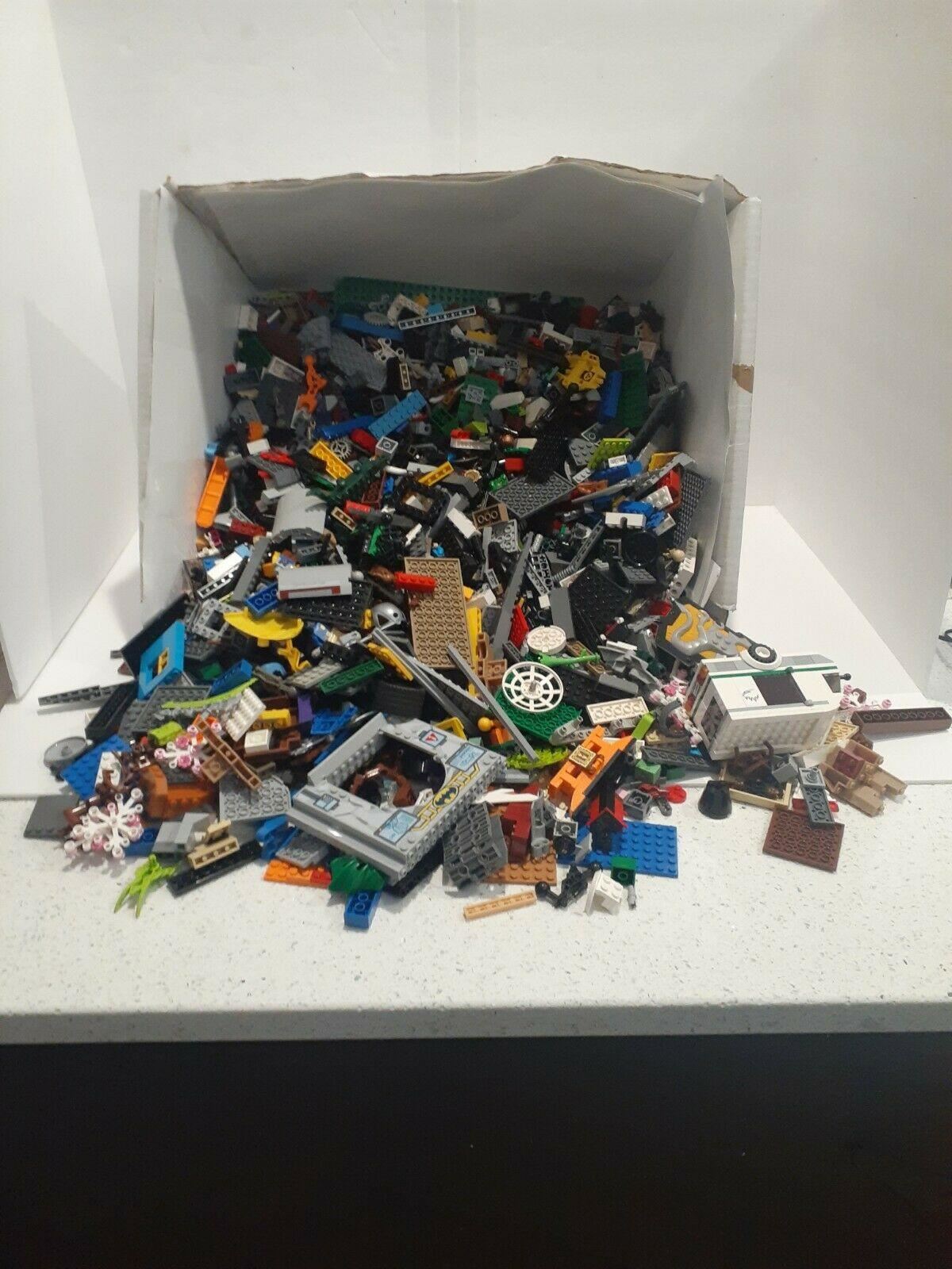 15 lbs LEGO  + Minifigures & Pieces, Tools Weapons,cars platforms lot #1 batman
