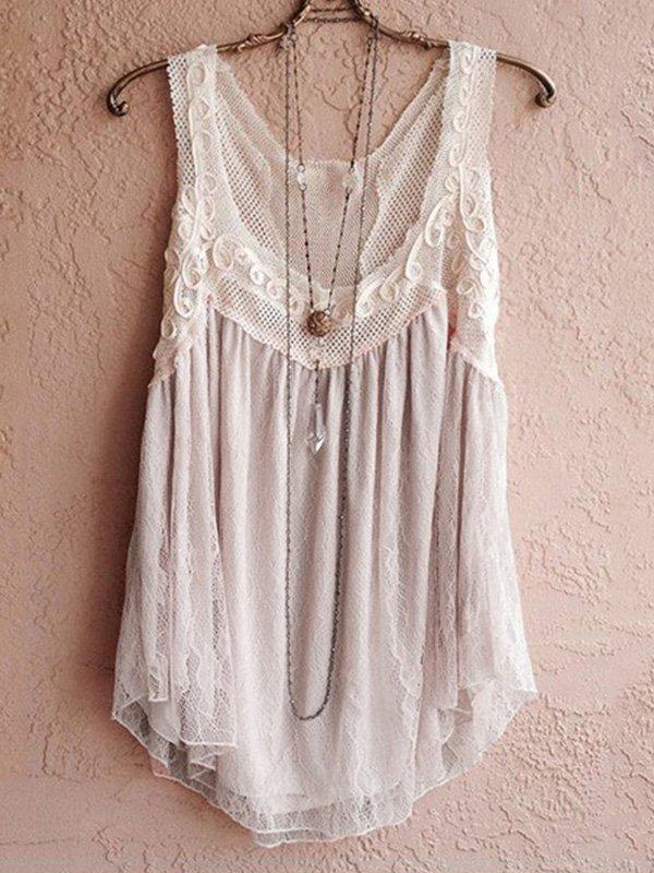 Women's Casual Loose Solid Vest  & Tops
