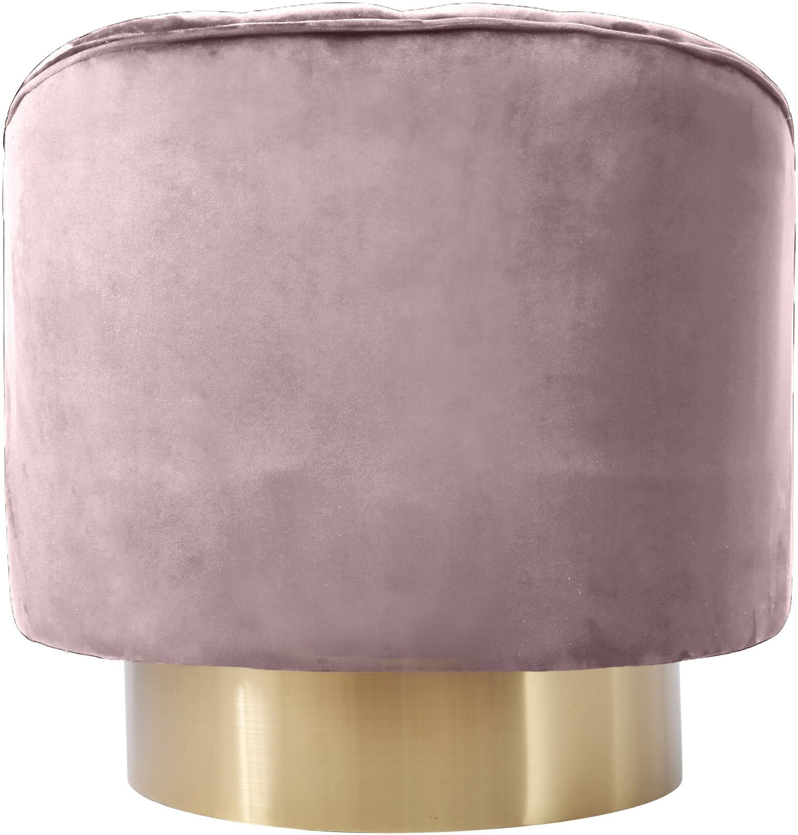 Meridian Furniture Farrah Pink Velvet Accent Chair
