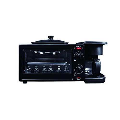 3 in 1 Breakfast Station Multifunctional Toaster Oven Station Coffee Maker