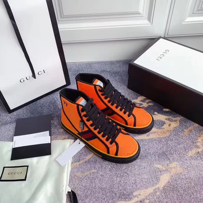 20秋季最新专柜款-古驰Gucci秋季新款1977系列高帮版！超经典好看 休闲运动百搭