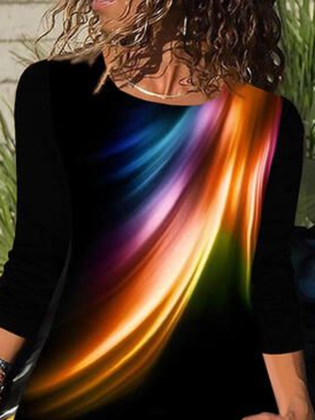 Plus size Long Sleeve Casual Shirts & Tops