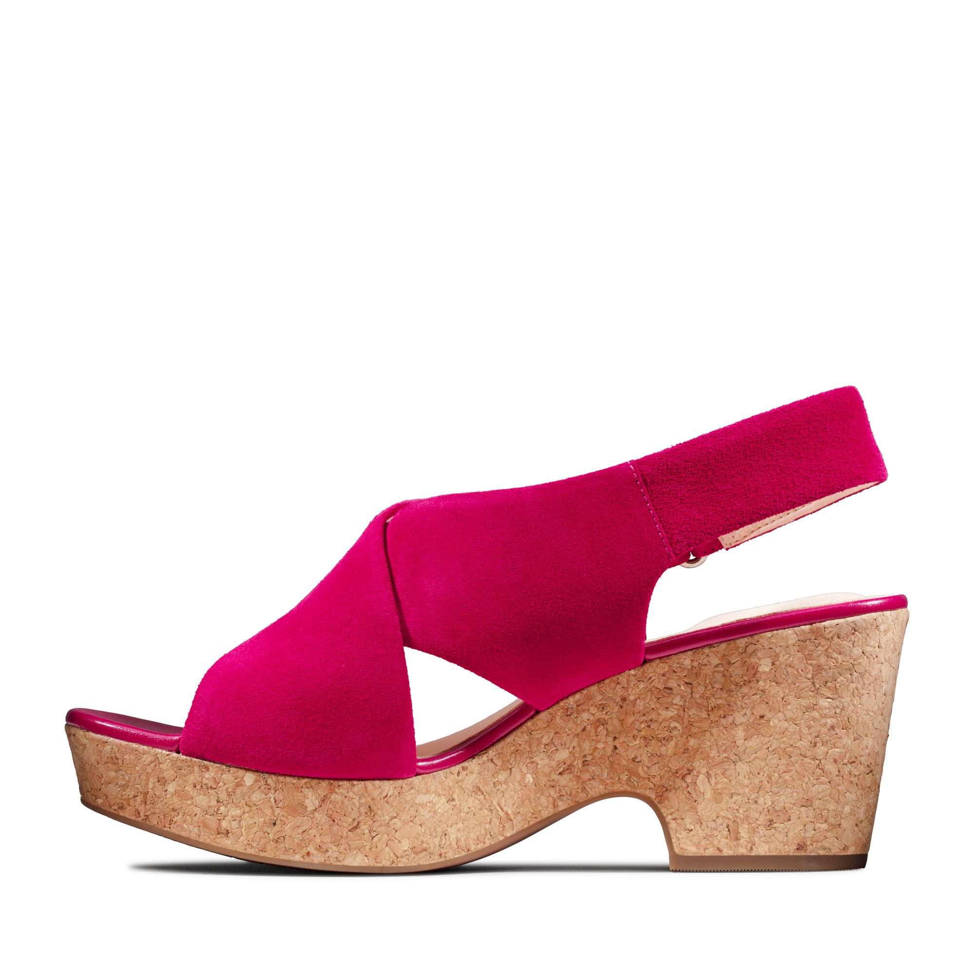 Women Sandals Maritsa Lara Fuchsia Suede
