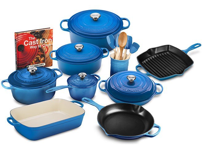 New Year Sale 20 Piece Signature Cast Iron Cookware Set