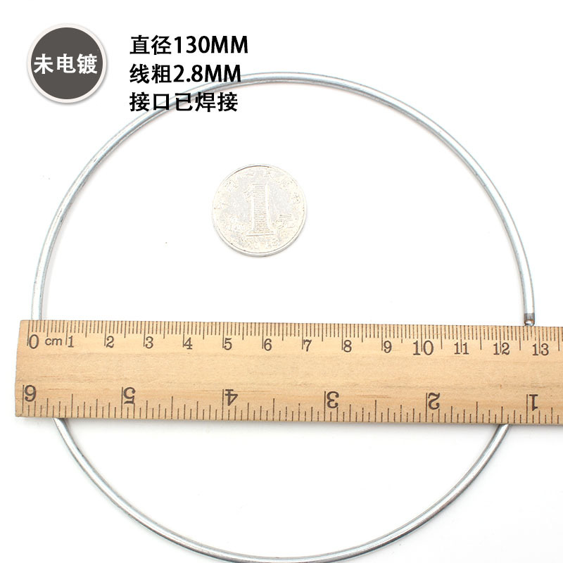 厂家直销批发多规格捕梦网铁圈铁环焊接圆环金属圈大量现货15mm-1