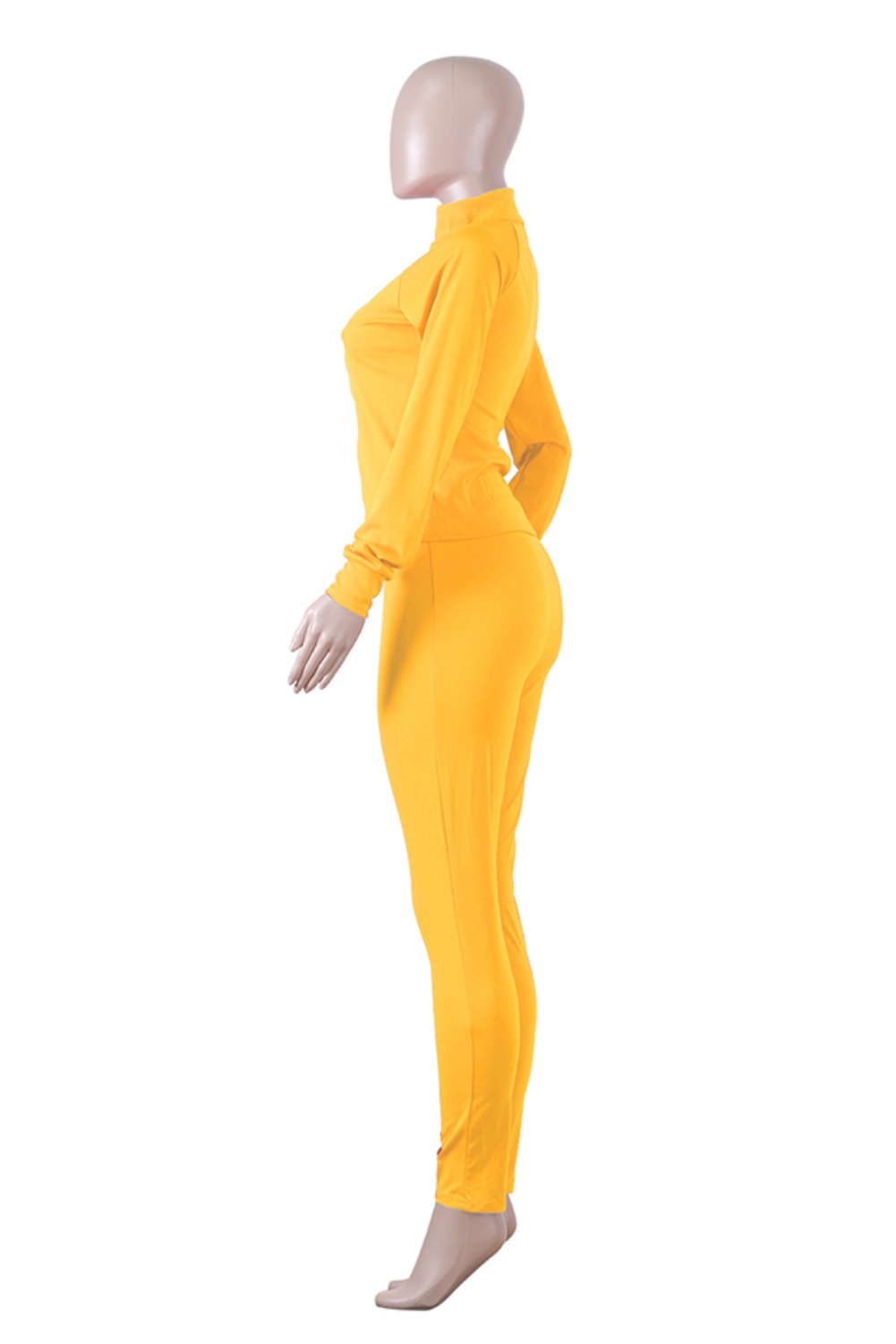 Long Sleeve Plain Tight Tracksuit