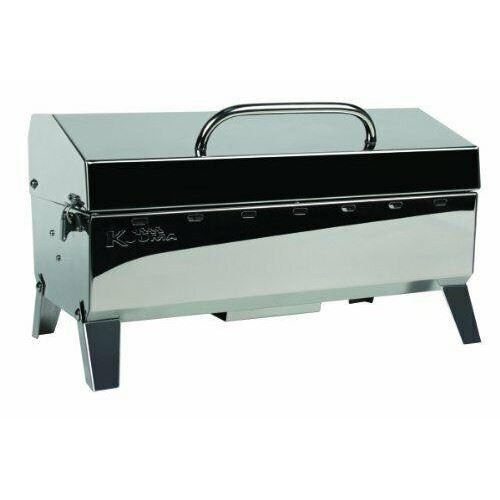 ��Kuuma Premium Stainless Steel Mountable Charcoal Grill w/ Inner Lid Liner by...