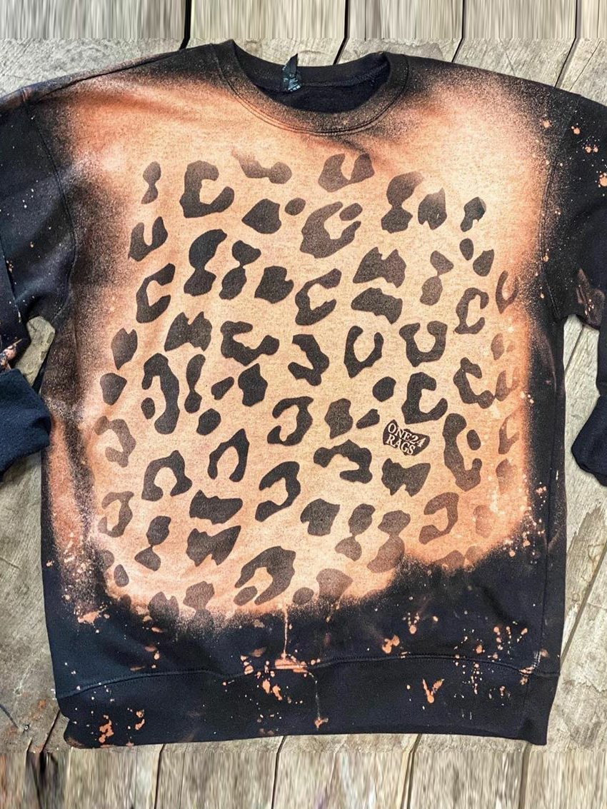 Black Long Sleeve Shift Sweatshirt