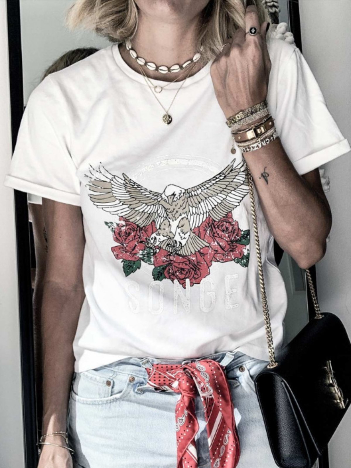 Floral-Print Casual Shirts & Tops