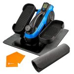 LifePro FlexStride Plus Blue Under Desk Elliptical Trainer for Home & Office �C Calf Leg Foot Pedal Exerciser- Black & Blue
