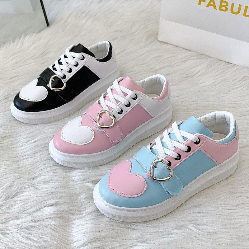 Heart Strap Kawaii Sneakers SP15356