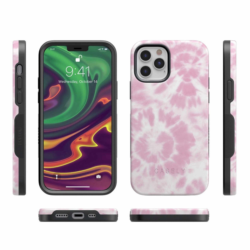 Down for Whatever | Light Pink Tie Dye Case