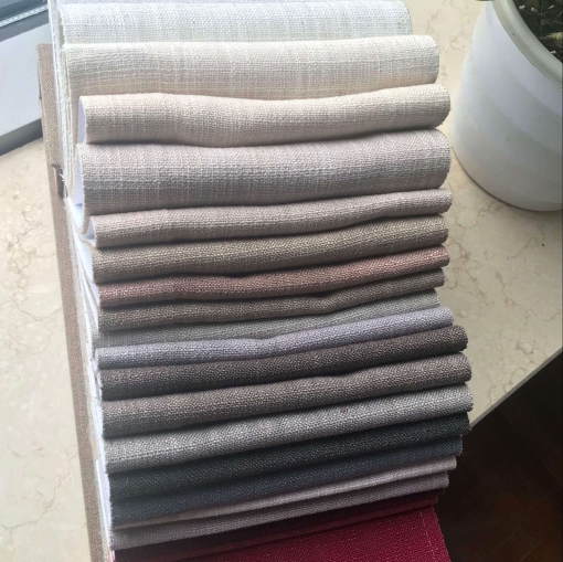 LIZ Fabric Swatch Faux Linen Refundable Order Amount Over $399