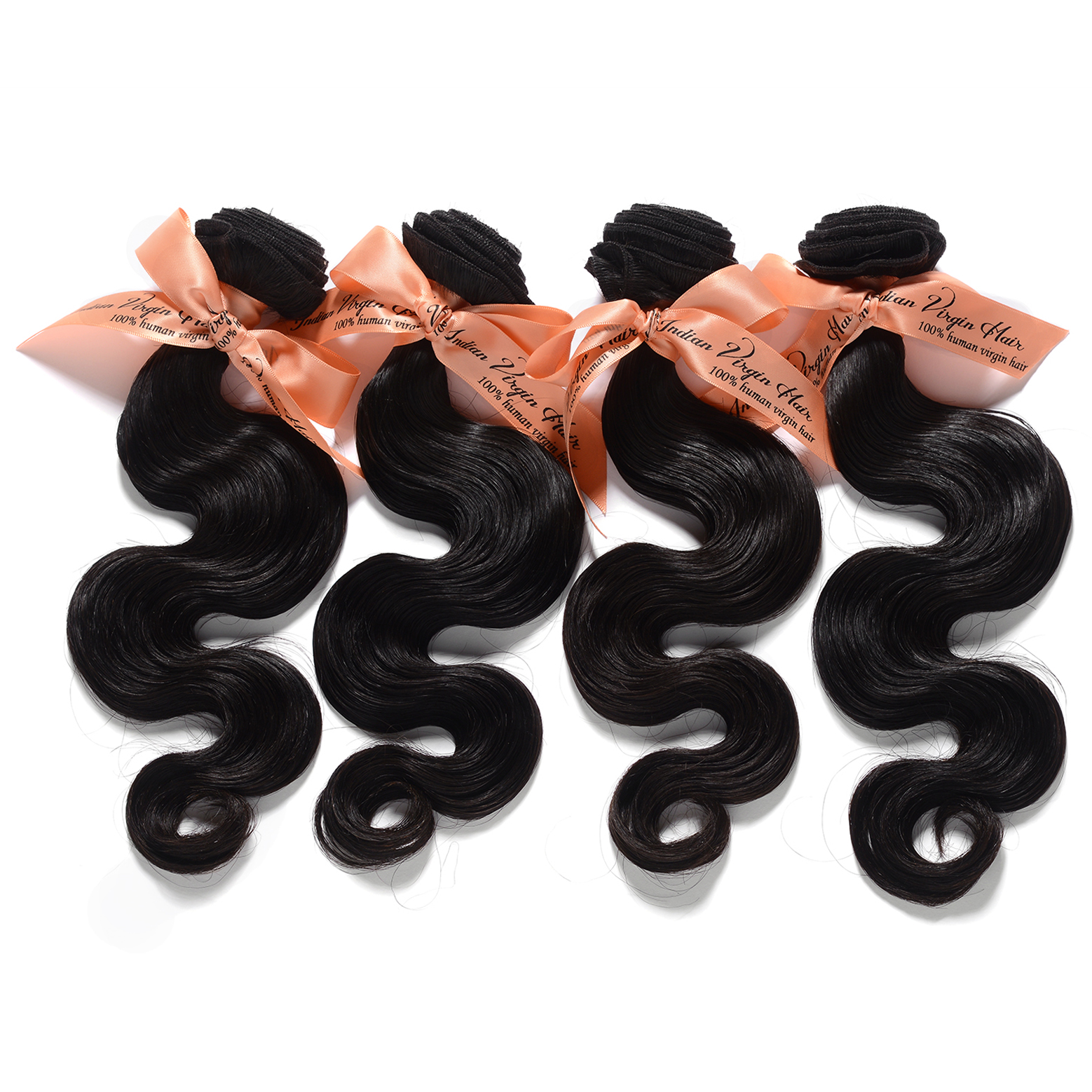 2 Or Mix 2pcs/lot 8A Grade Virgin Indian Hair Body Wave  Hair Extensions Natural Color Can Be Dyed