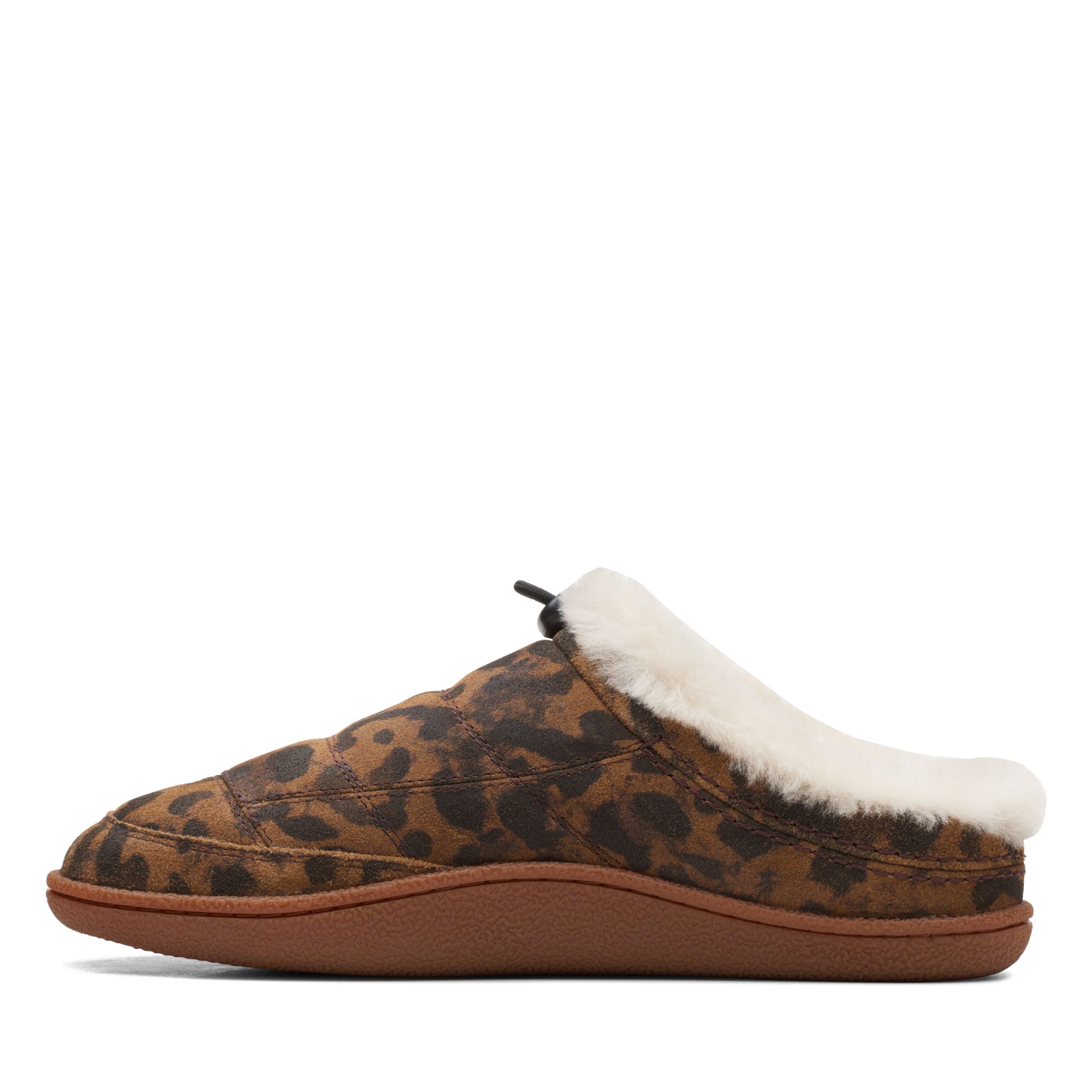 Women Pilton Mule Leopard Suede