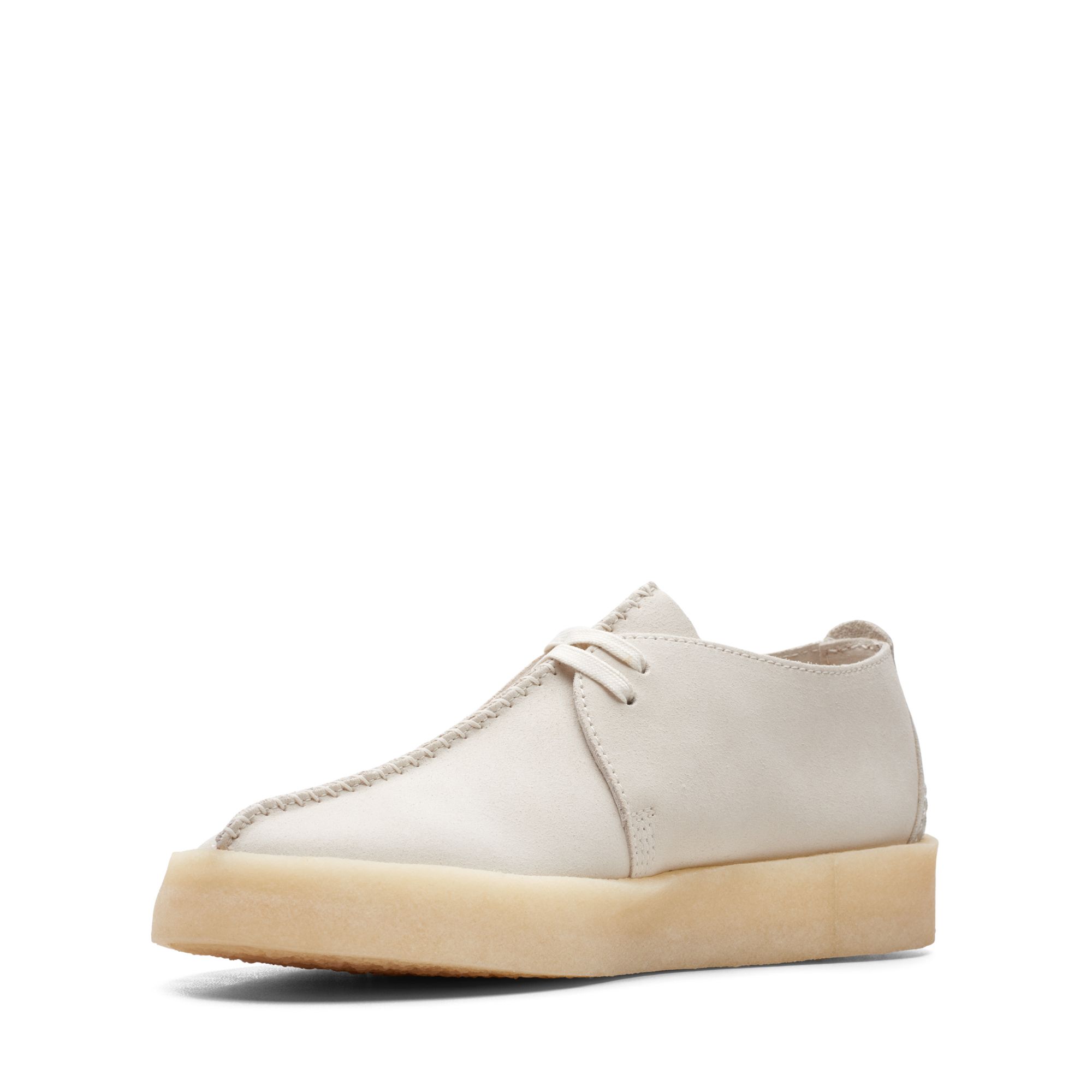 Men  Trek Cup White Suede