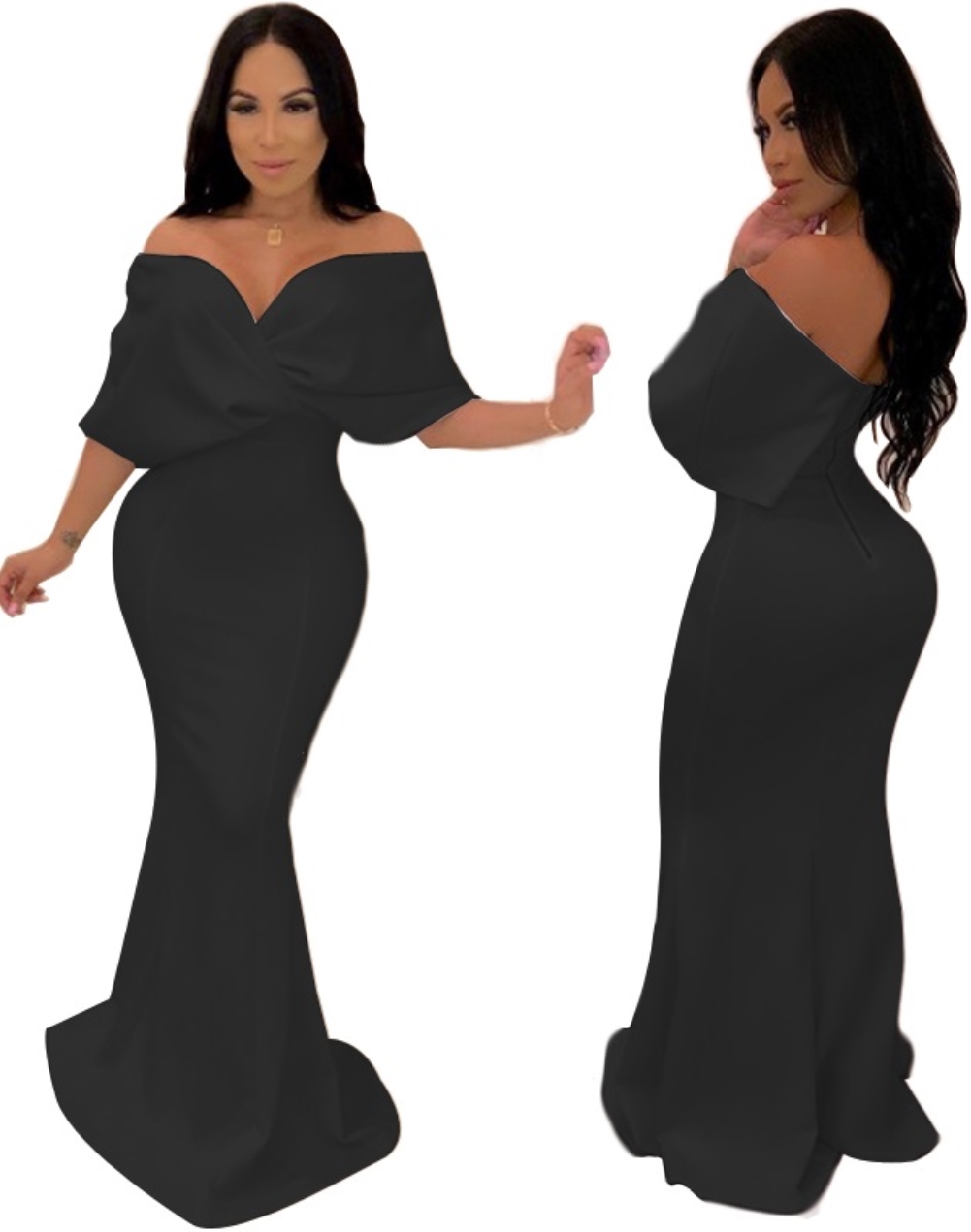 Sexy Sweetheart Plain Mermaid Evening Dress