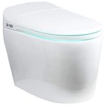 Integrated Bidet and Toilet,luxury auto open and close lid heated seat