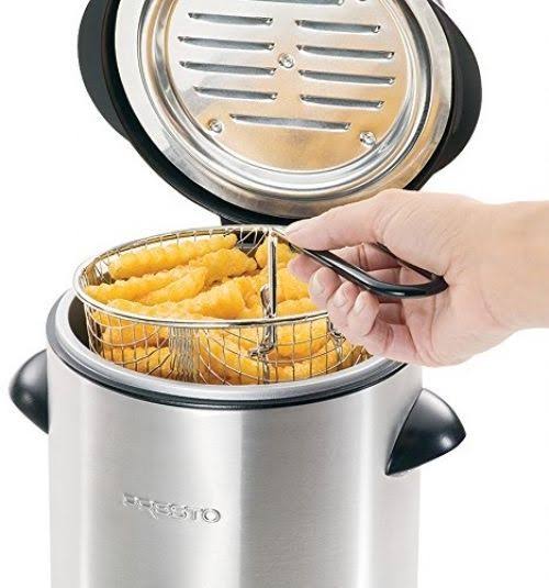 Presto 05470 Stainless Steel Electric Deep Fryer Silver