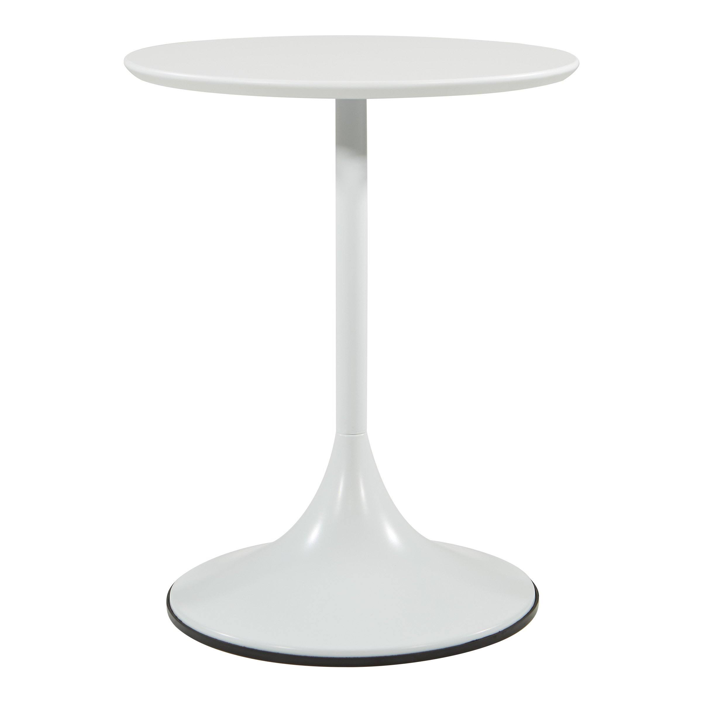 Flower Side Table White - Osp Home Furnishings