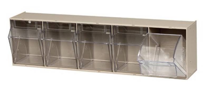 Quantum Storage Systems Bins,5 Tip Out,ivory