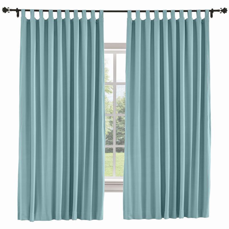 CAPRI Cotton Linen Polyester Curtain Drapery Custom
