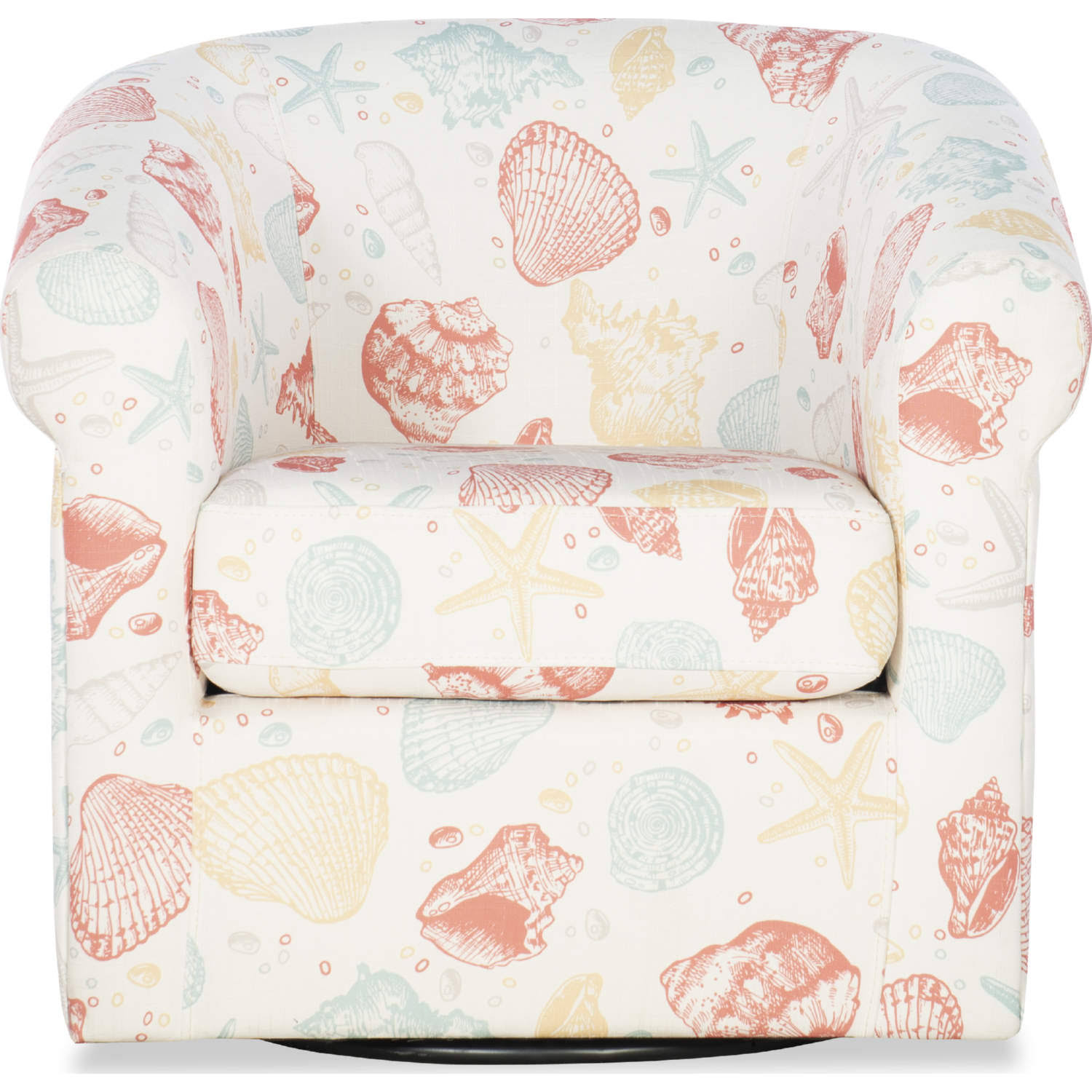 Powell D1201S18 Bonnie Swivel Seashell Club Chair