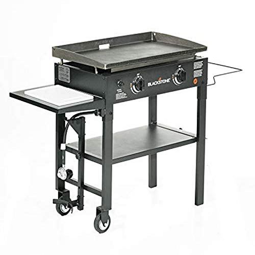 Blackstone 1853 �C Flat Top Gas Grill, 2 Burner, 28 Inch, Black