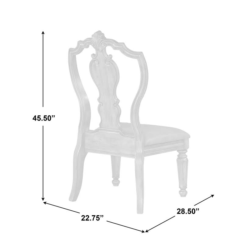 Pulaski San Mateo Carved Back Side Chair