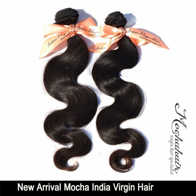 8A-Unprocessed 1pcs/lot Virgin India Hair Body Wave 12 14 16 18 20 22 24 26 28  Wholesale Natural Co
