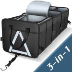 Sturdy Car Trunk Organizer with Premium Insulation Cooler Bag